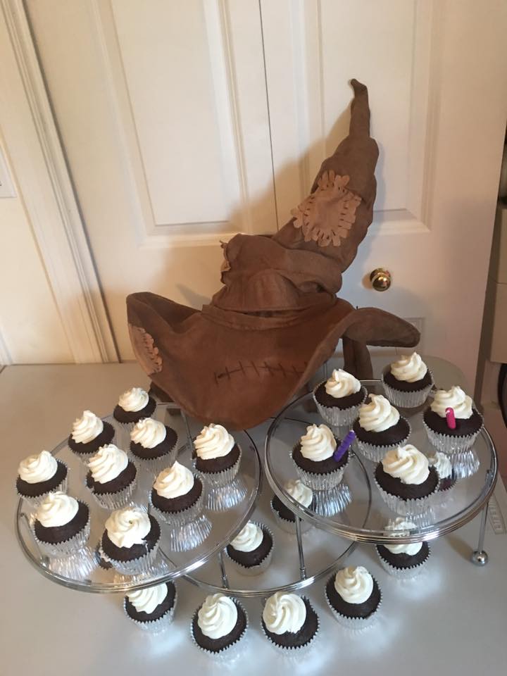 Sorting Hat Cupcakes